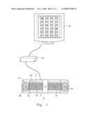 Interactive image game device for exercise and massage diagram and image