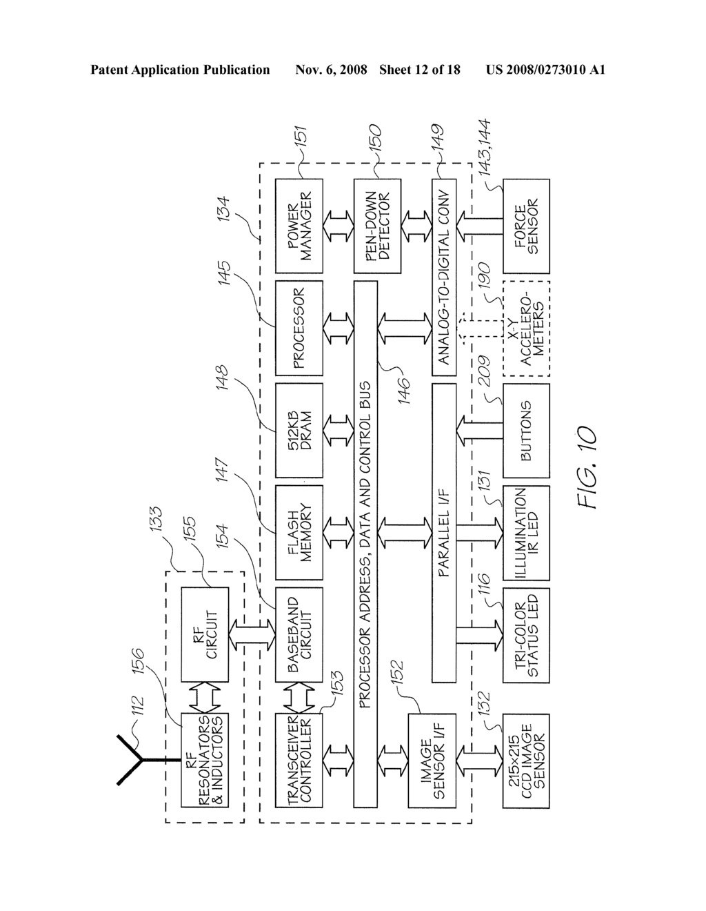 System for controlling movement of a cursor on a display device - diagram, schematic, and image 13