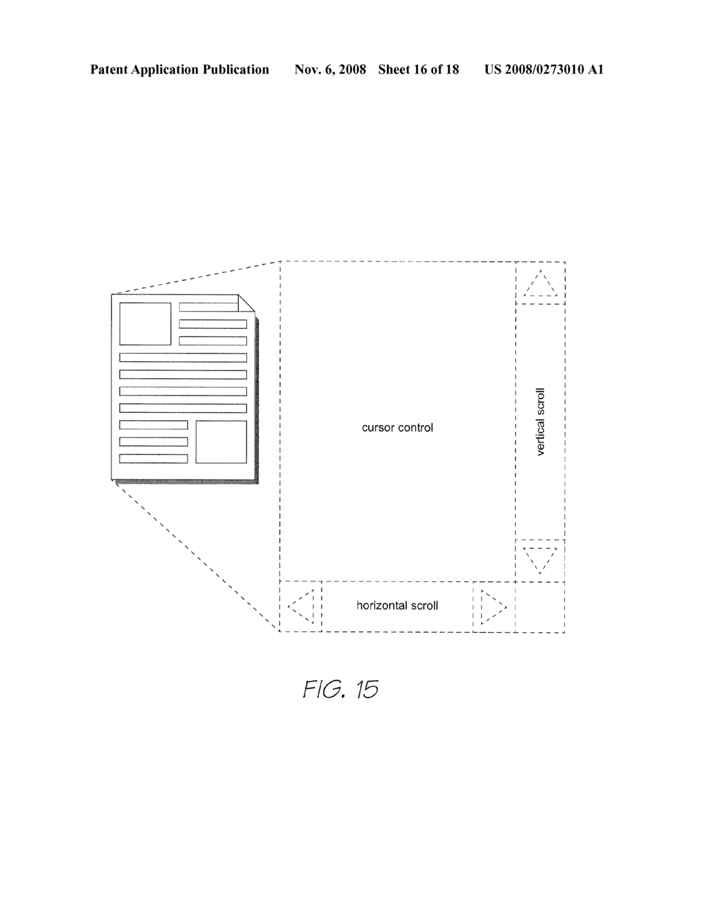 System for controlling movement of a cursor on a display device - diagram, schematic, and image 17