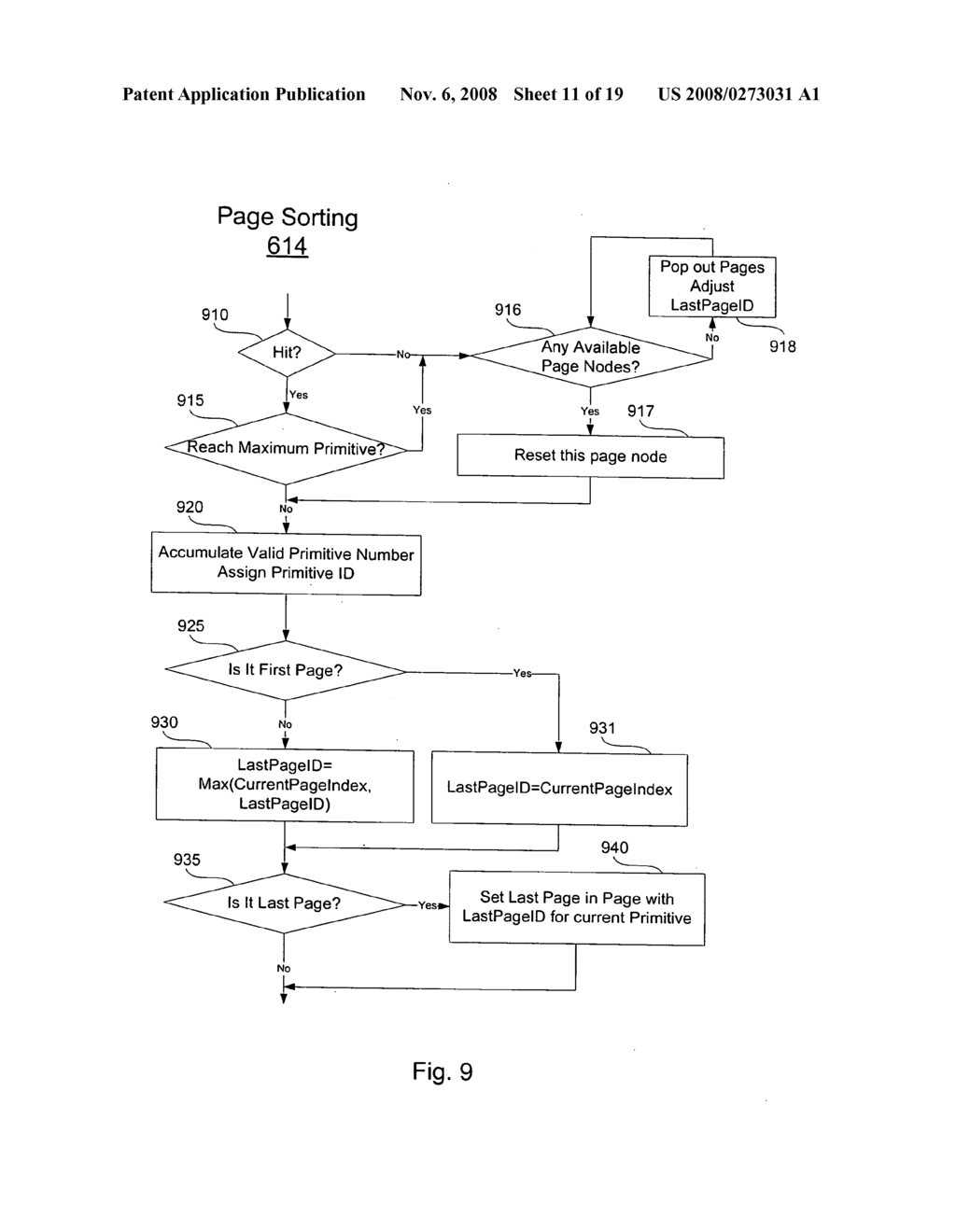 Page based rendering in 3D graphics system - diagram, schematic, and image 12