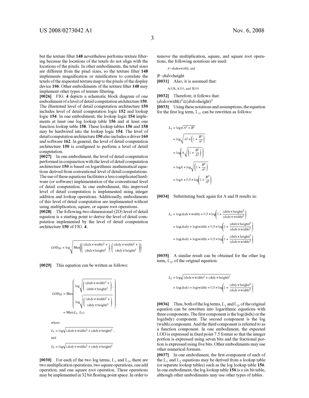 Apparatus and method for texture level of detail computation - diagram, schematic, and image 09