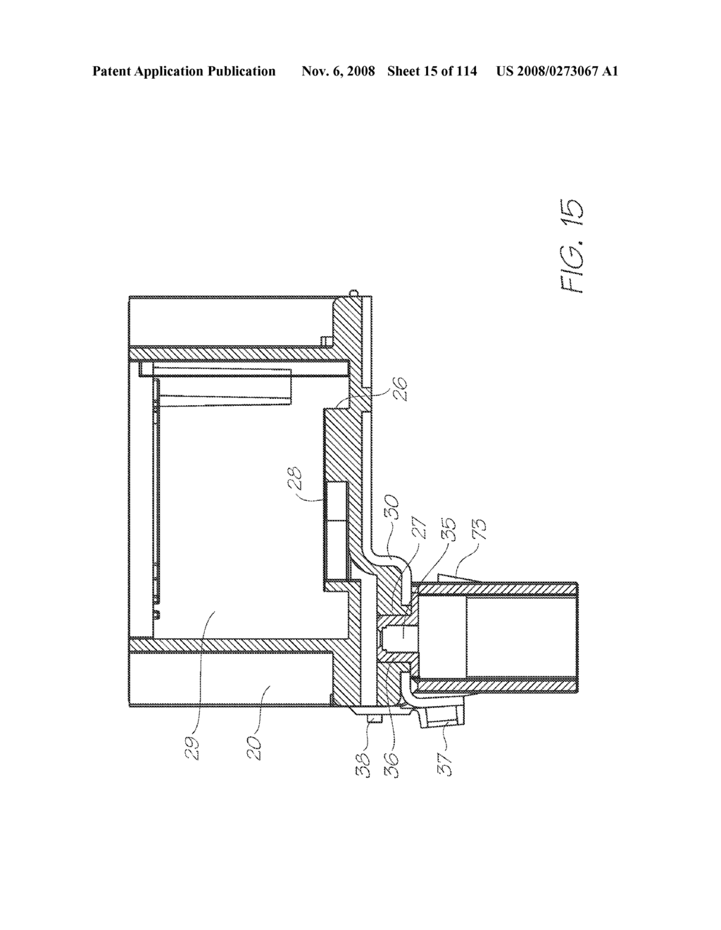 Printer Assembly Having A Refillable Cartridge Assembly - diagram, schematic, and image 16