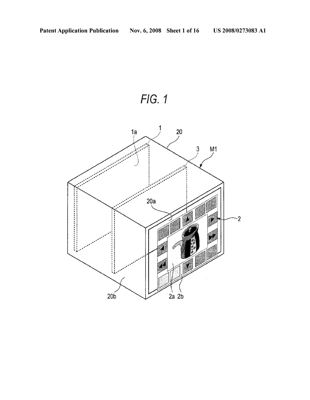 Stereoscopic Two-Dimensional Display Device - diagram, schematic, and image 02