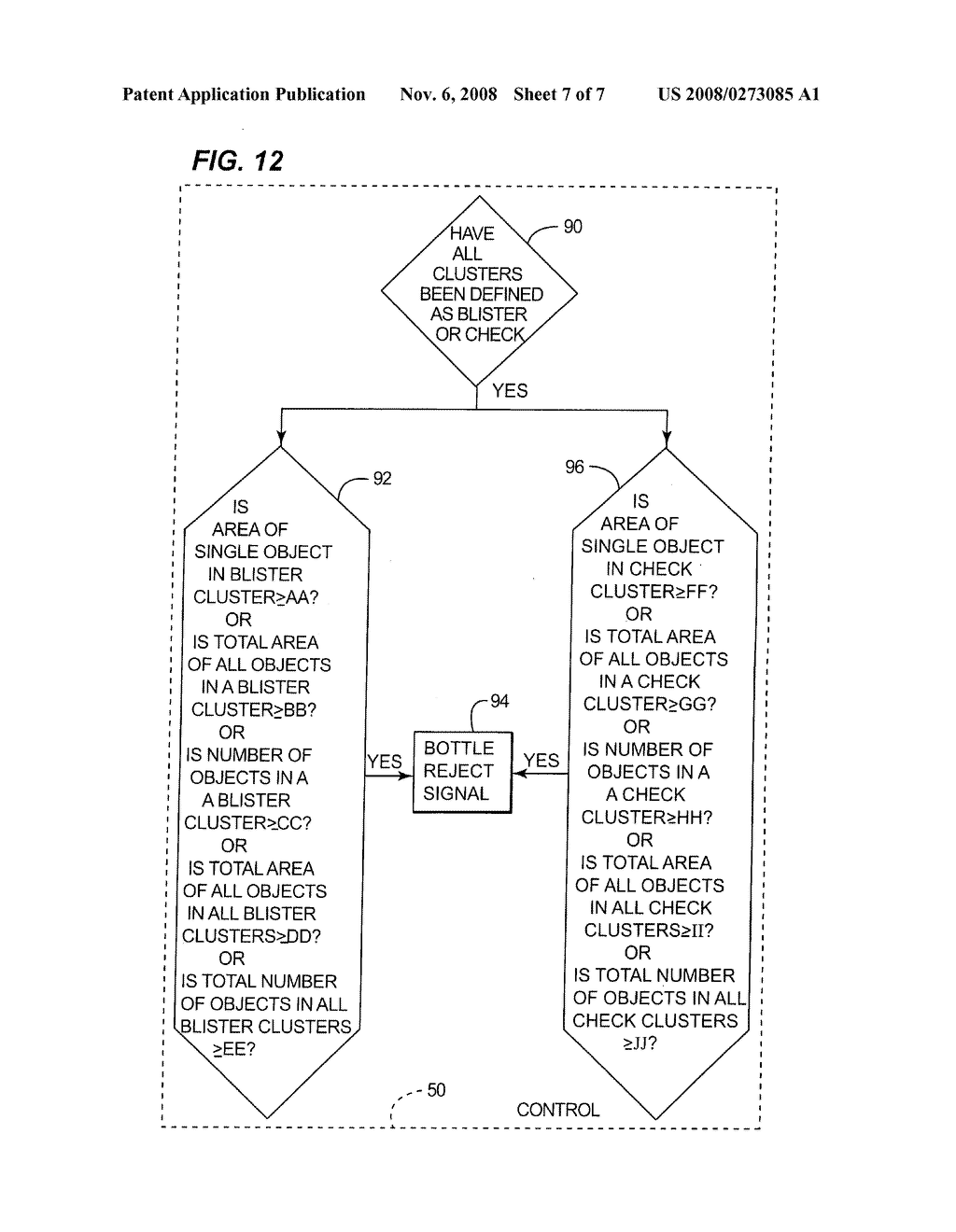 Machine for inspecting glass containers - diagram, schematic, and image 08