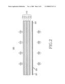 Liquid crystal display device having black/white LCD panel diagram and image