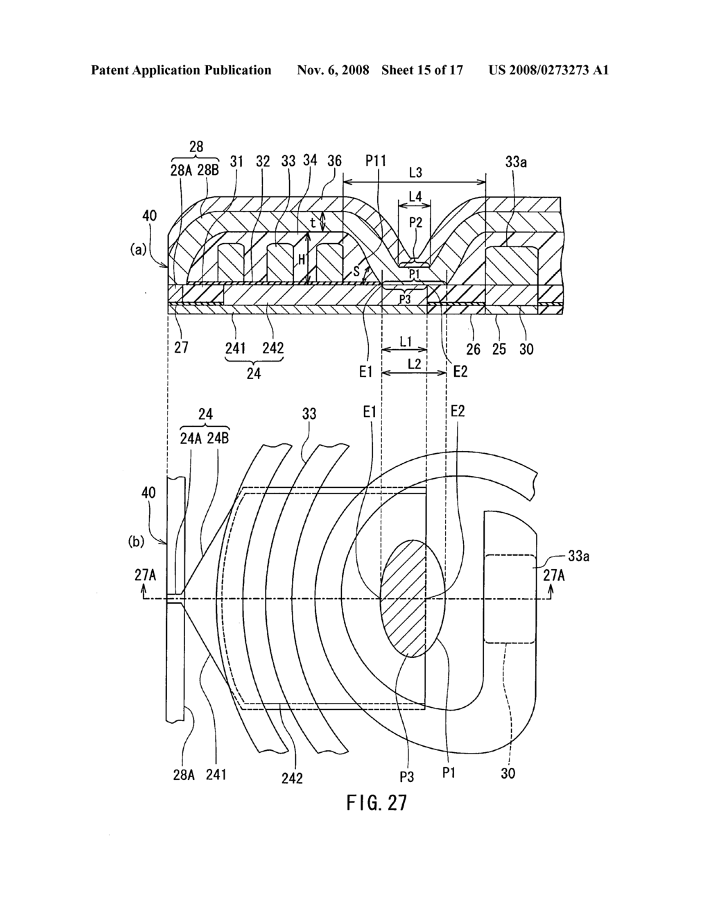 Thin-film magnetic head including two magnetic layers and flat spiral coil, and method of manufacturing same - diagram, schematic, and image 16