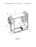 Fan fastening structure for computer housing diagram and image