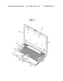 ELECTRONIC APPARATUS AND PERSONAL COMPUTER diagram and image