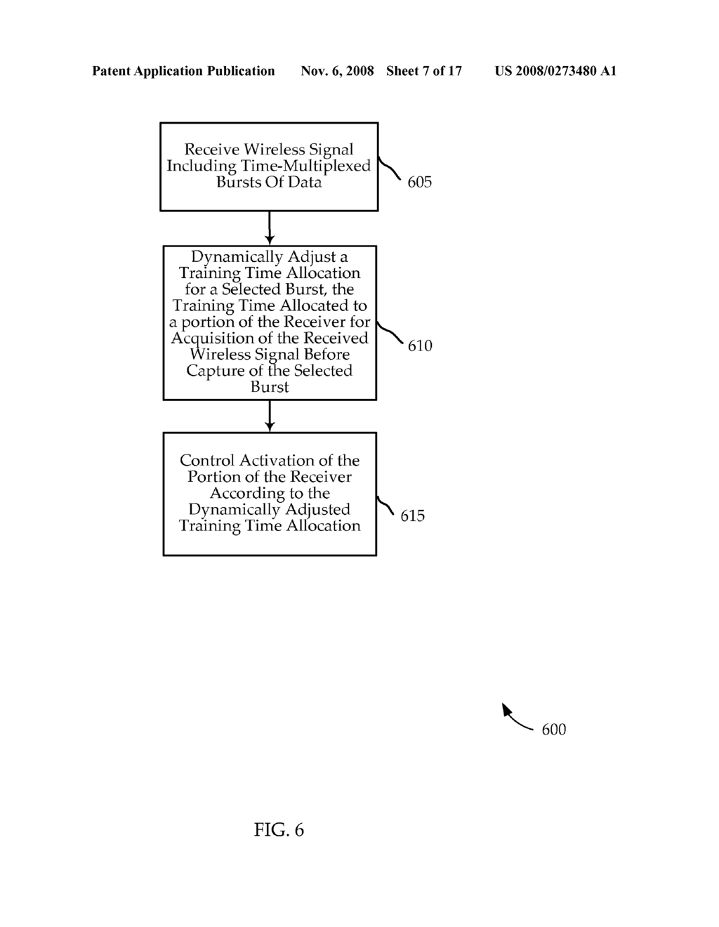 DYNAMIC ADJUSTMENT OF TRAINING TIME FOR WIRELESS RECEIVER - diagram, schematic, and image 08