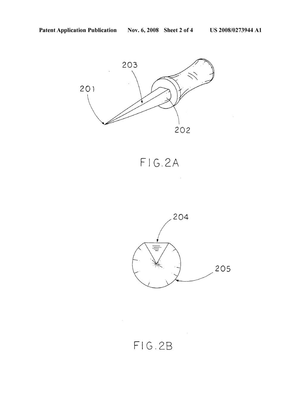 Affixing pin for dry wall or the like - diagram, schematic, and image 03