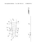 HP turbine vane airfoil profile diagram and image