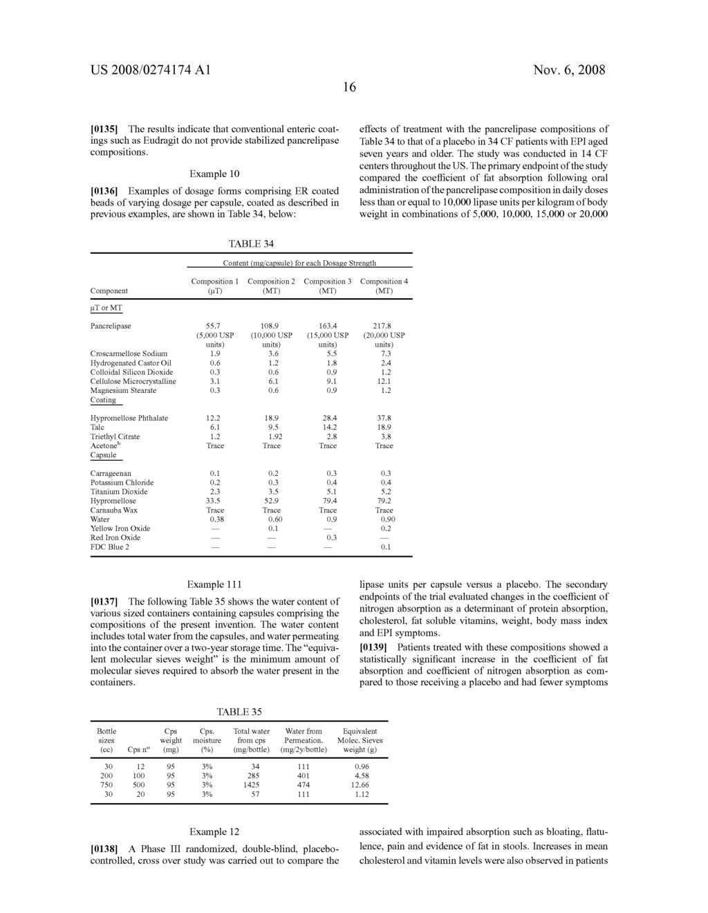 STABLE PANCREATIC ENZYME COMPOSITIONS - diagram, schematic, and image 17