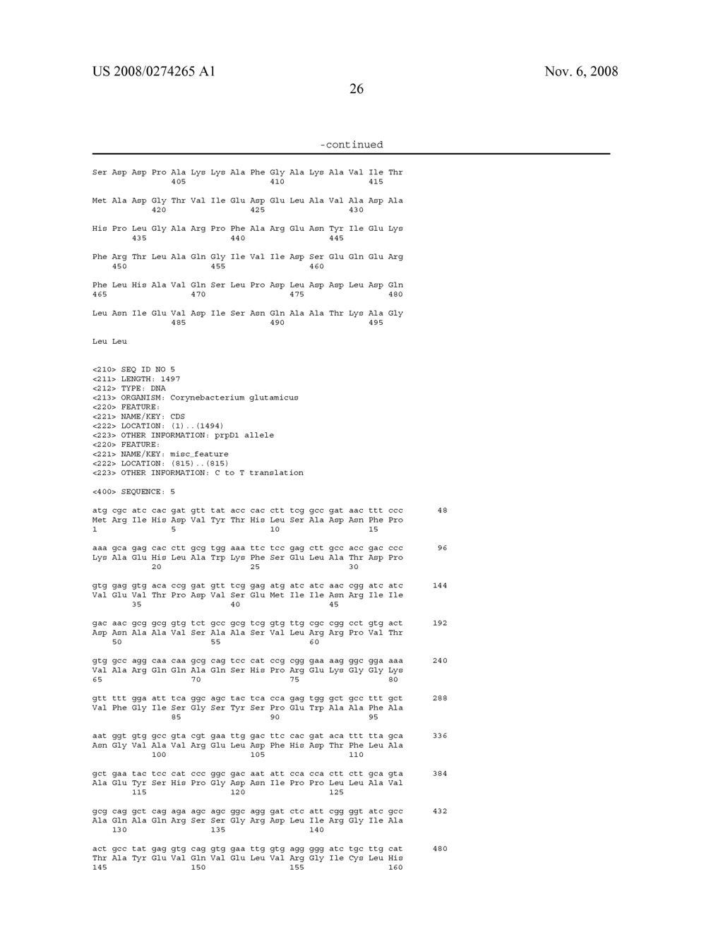 ALLELES OF THE PRPD1 GENE FROM CORYNEFORM BACTERIA - diagram, schematic, and image 28