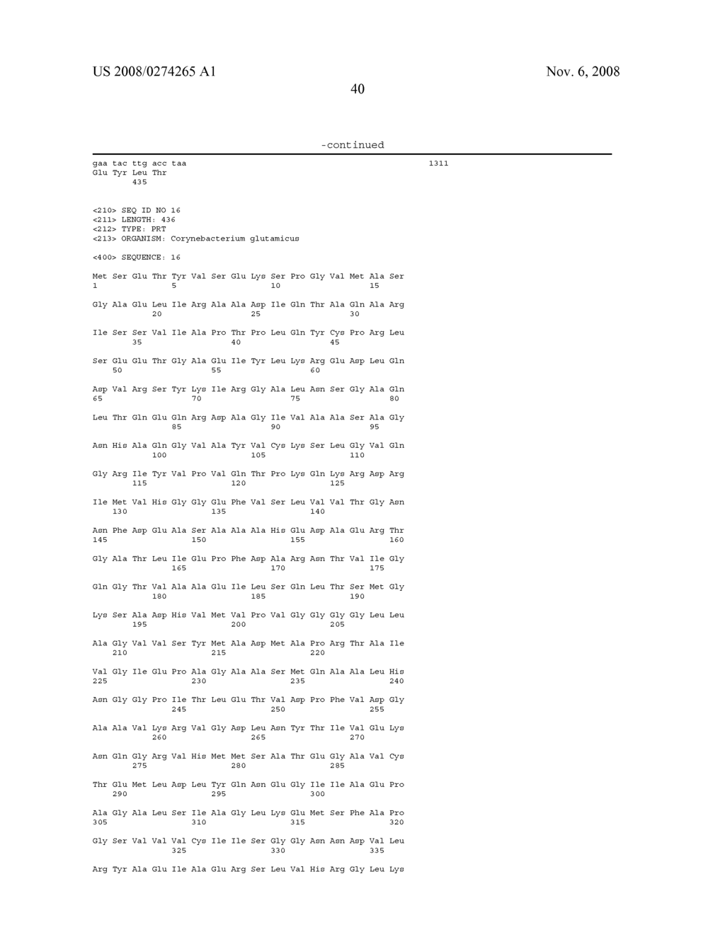 ALLELES OF THE PRPD1 GENE FROM CORYNEFORM BACTERIA - diagram, schematic, and image 42