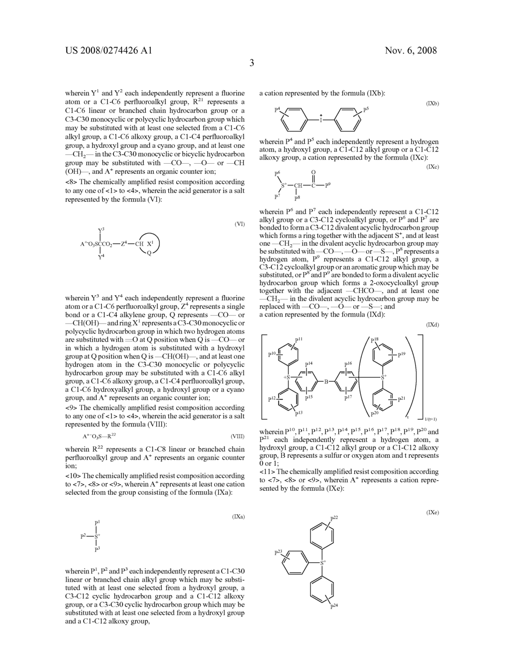 CHEMICALLY AMPLIFIED RESIST COMPOSITION - diagram, schematic, and image 04