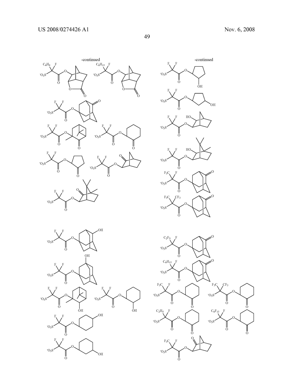 CHEMICALLY AMPLIFIED RESIST COMPOSITION - diagram, schematic, and image 50