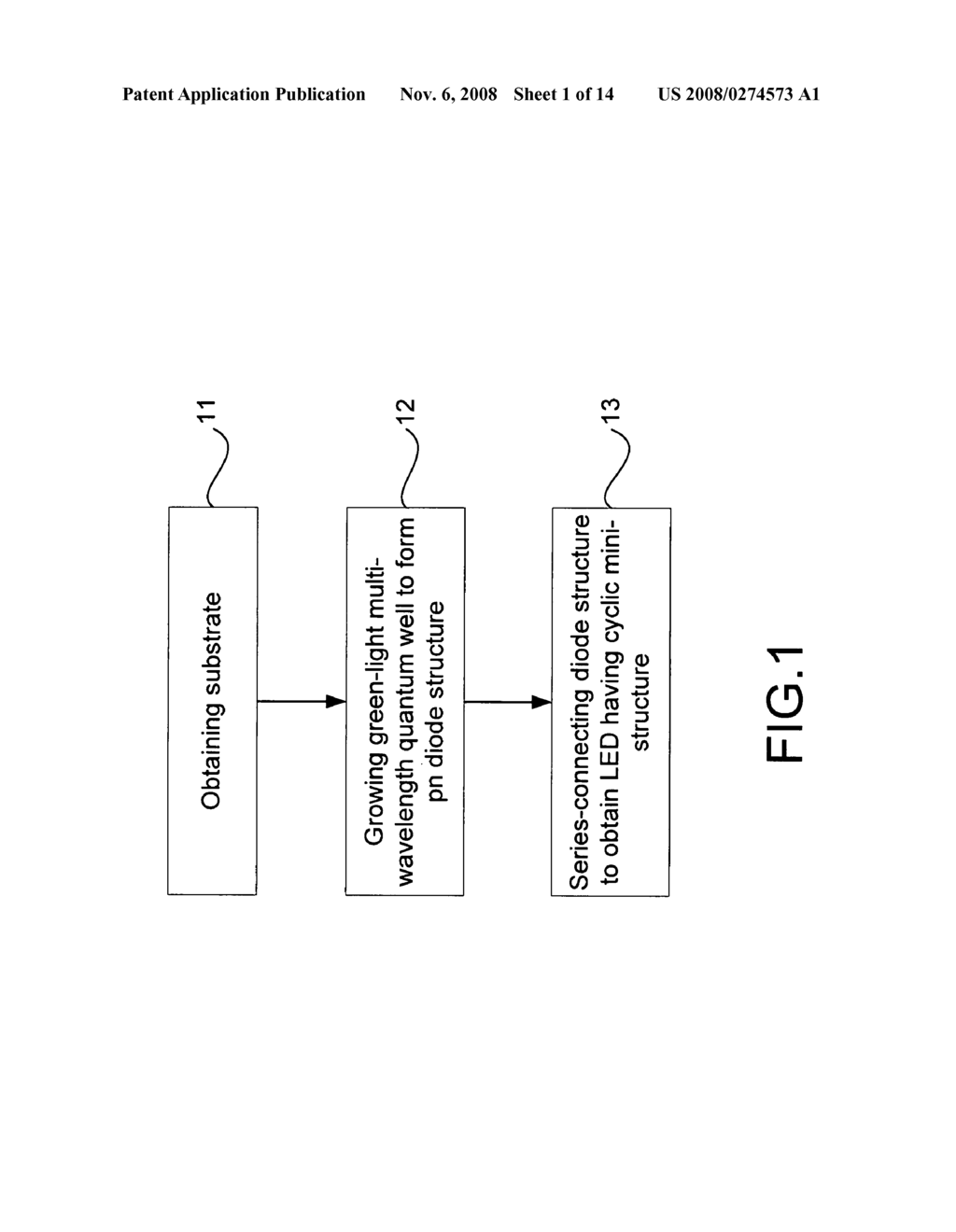 Method of fabricating linear cascade high-speed green light emitting diode - diagram, schematic, and image 02