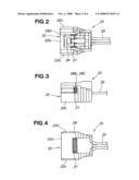 Connector for Providing Waterproof Connection and Its Connection State Examining Method diagram and image