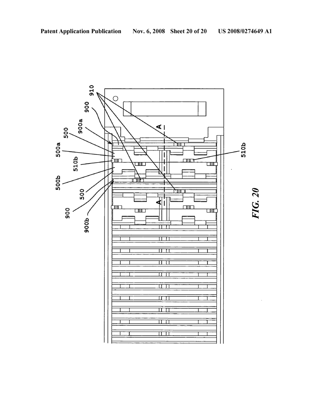 Electrical connector assembly having selective arrangement of signal and ground contacts - diagram, schematic, and image 21