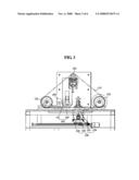 SHEET METAL FINISHED BY CONTINUOUS HAIR-LINE ON ITS PLANE AND CURVED SURFACE AND APPARATUS AND METHOD FOR FINISHING BY CONTINUOUS HAIR-LINE ON THE SAME diagram and image