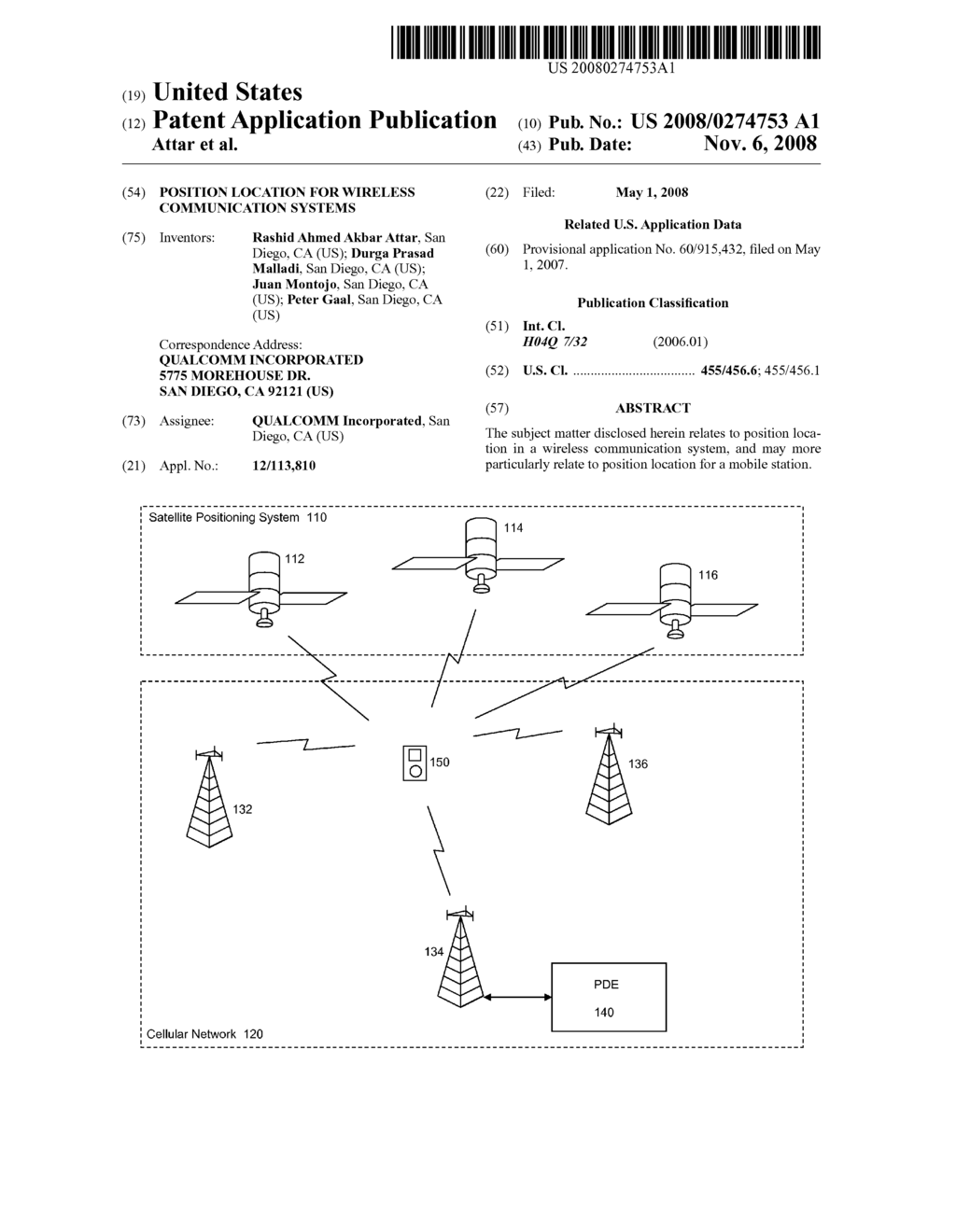 POSITION LOCATION FOR WIRELESS COMMUNICATION SYSTEMS - diagram, schematic, and image 01