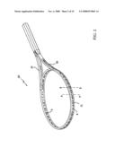 Method for Manufacturing a Racquet Frame for Sports Racquet and a Racquet Frame Thereof diagram and image