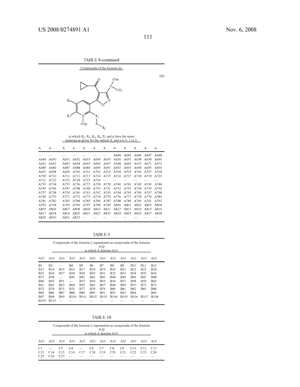 SUBSTITUTED PYRIDINE HERBICIDES - diagram, schematic, and image 112