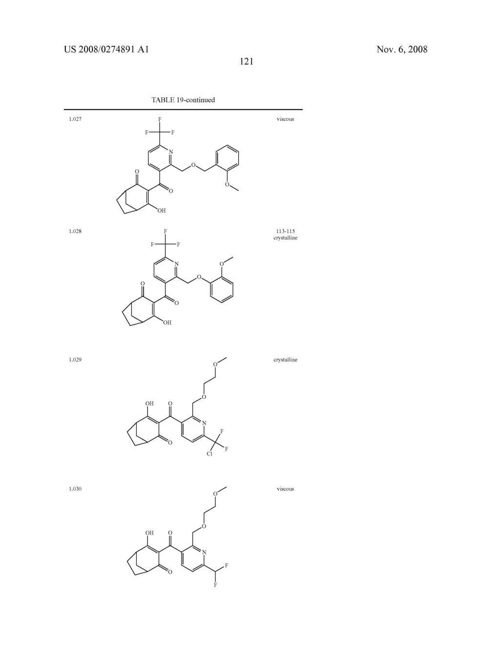 SUBSTITUTED PYRIDINE HERBICIDES - diagram, schematic, and image 122