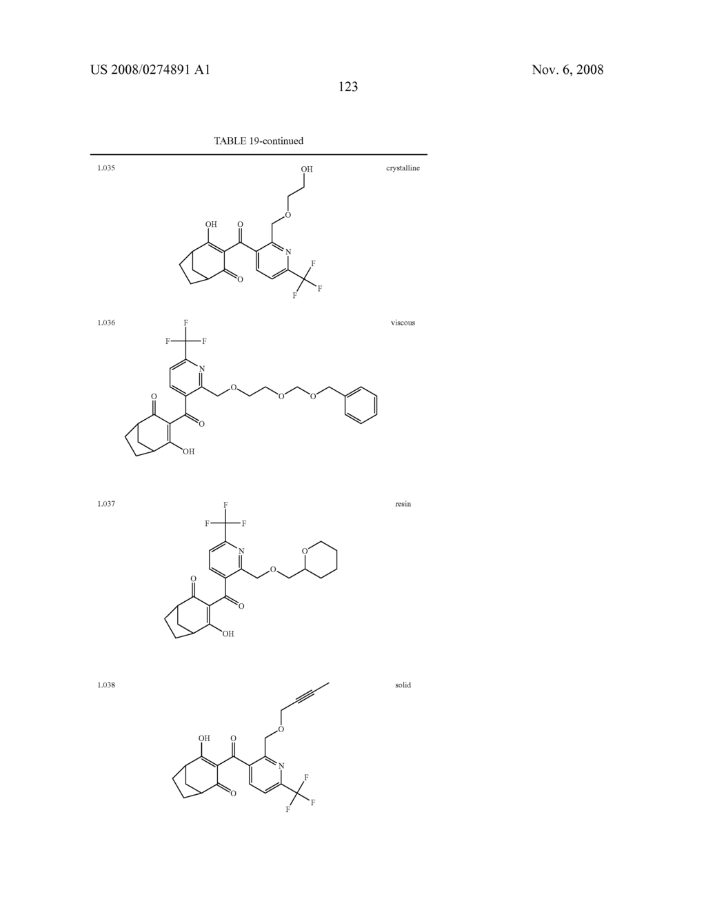 SUBSTITUTED PYRIDINE HERBICIDES - diagram, schematic, and image 124