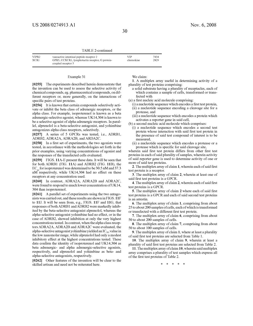 Multiplex Array Useful for Assaying Protein-Protein Interaction - diagram, schematic, and image 44