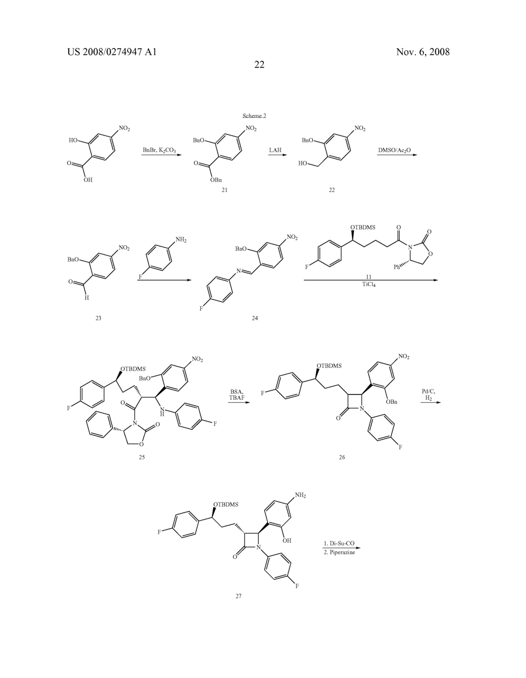 Hydroxy-Substituted Diphenylazetidinones for the Treatment of Hyperlipidemia - diagram, schematic, and image 23