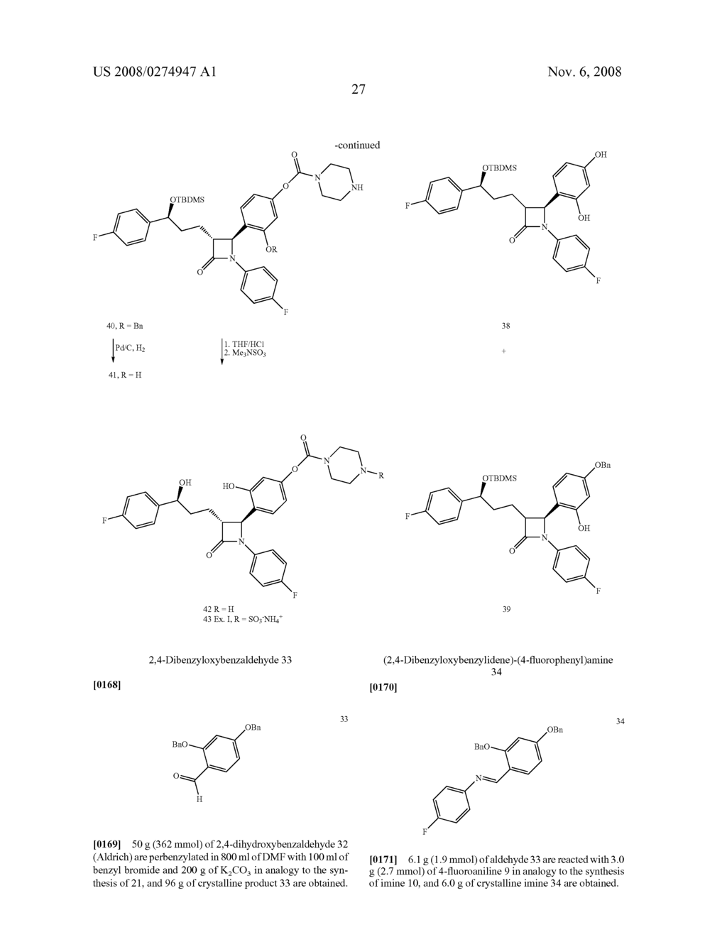 Hydroxy-Substituted Diphenylazetidinones for the Treatment of Hyperlipidemia - diagram, schematic, and image 28