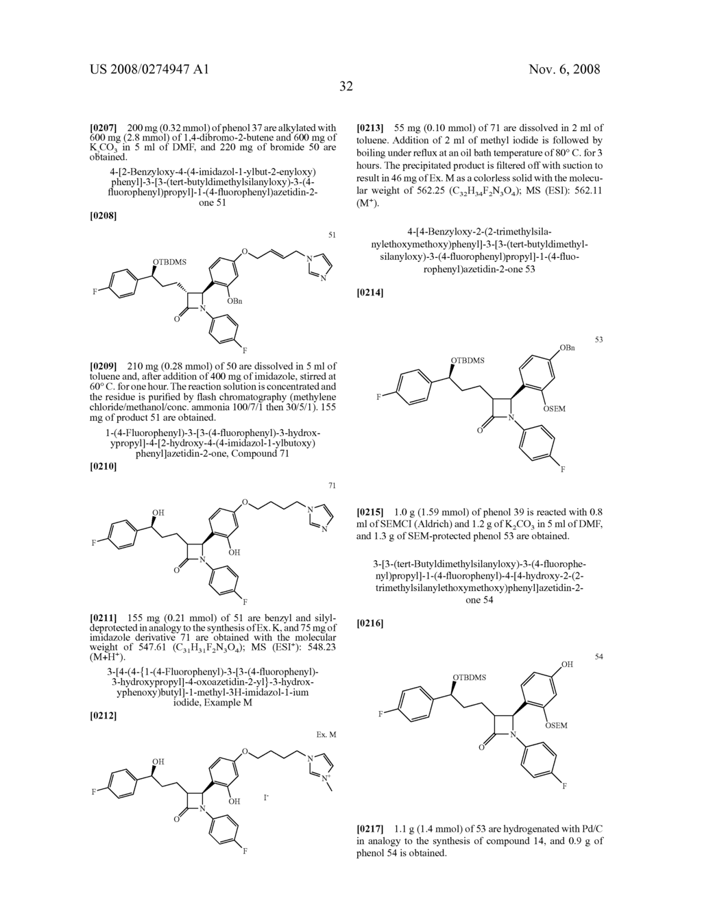 Hydroxy-Substituted Diphenylazetidinones for the Treatment of Hyperlipidemia - diagram, schematic, and image 33