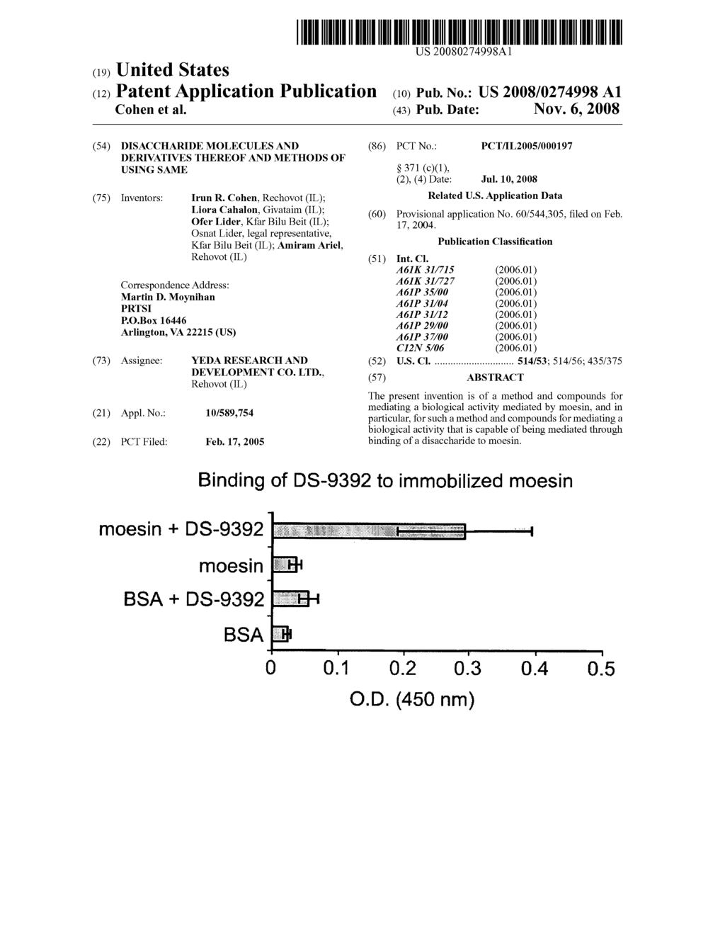 Disaccharide Molecules and Derivatives Thereof and Methods of Using Same - diagram, schematic, and image 01