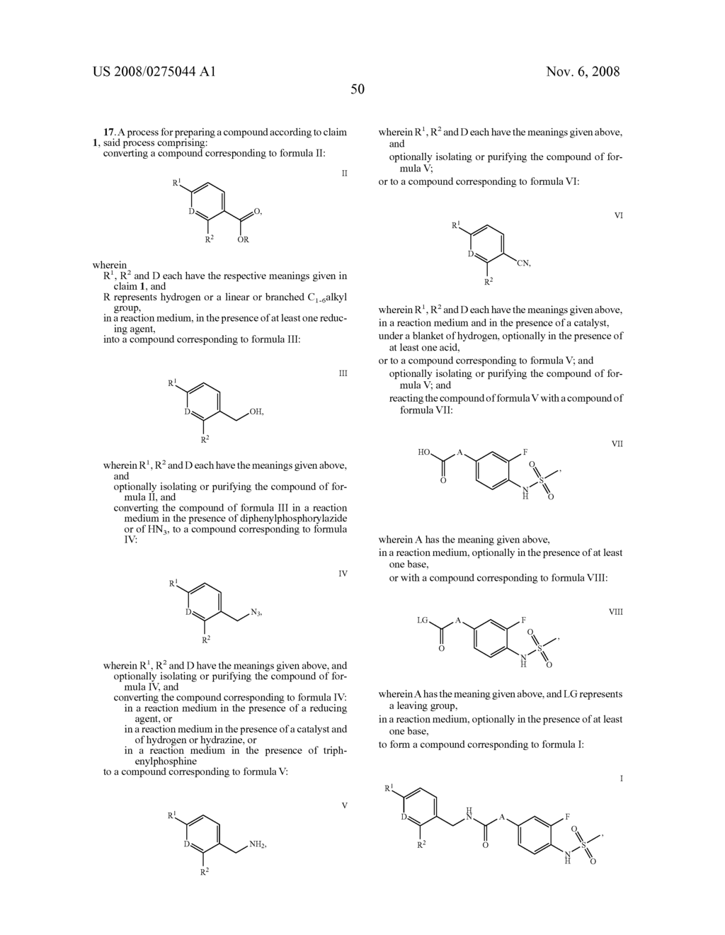 Vanilloid receptor ligands, pharmaceutical compositions containing them, process for making them and use thereof for treating pain and other conditions - diagram, schematic, and image 51