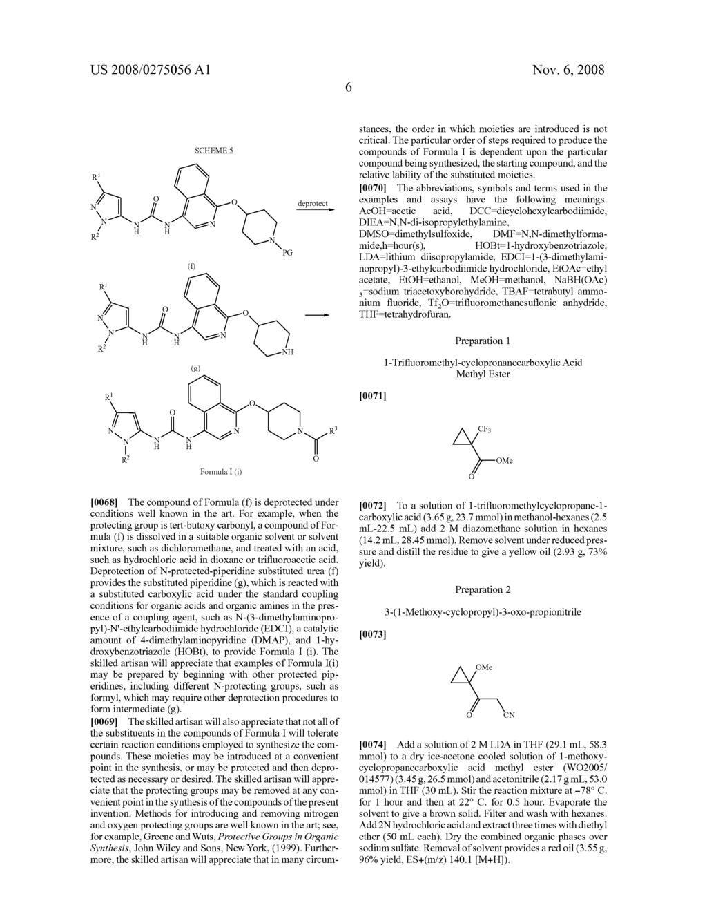 Pyrazole-Isoquinoline Urea Derivatives as P38 Kinase Inhibitors - diagram, schematic, and image 07