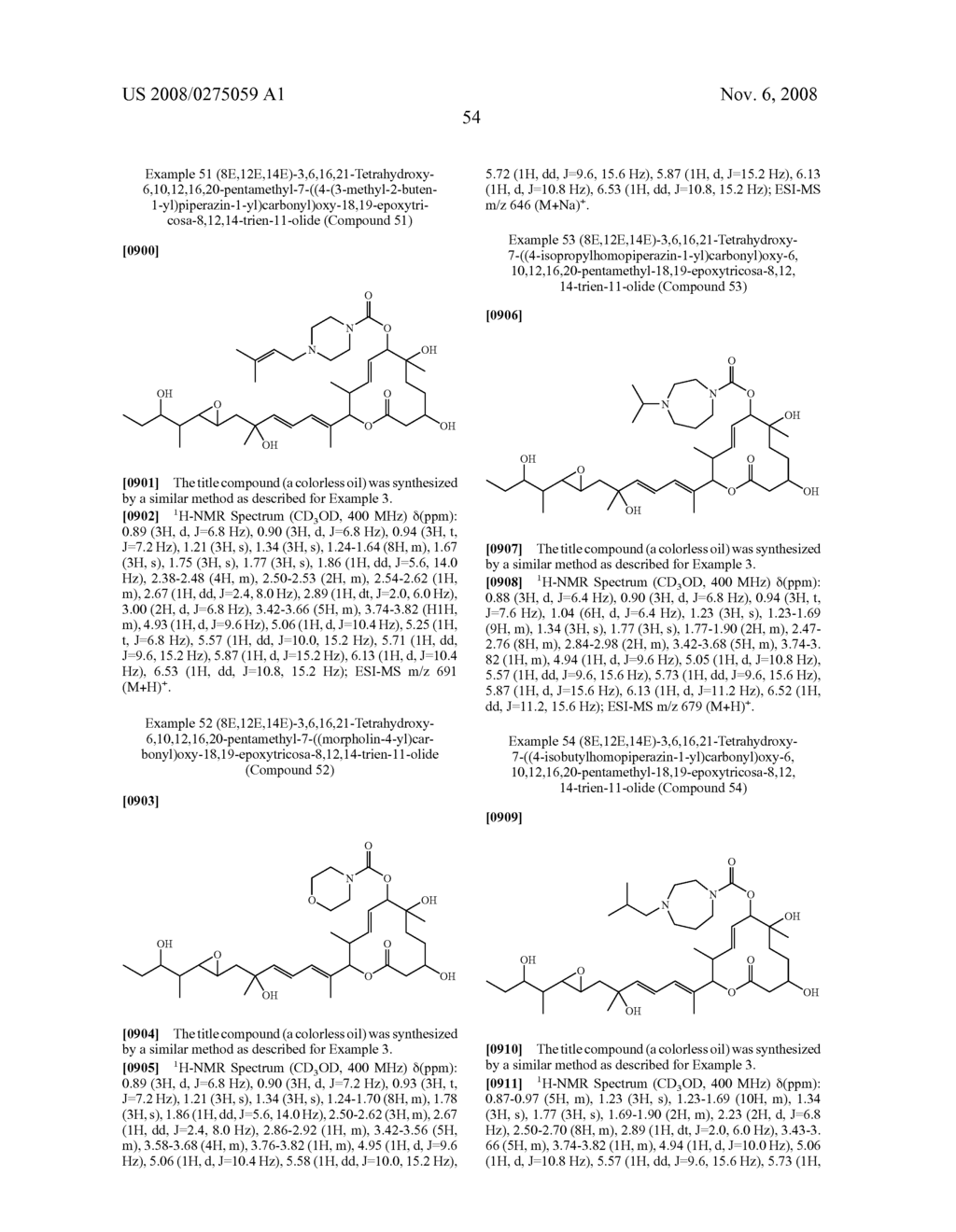 NOVEL PHYSIOLOGICALLY ACTIVE SUBSTANCES - diagram, schematic, and image 55