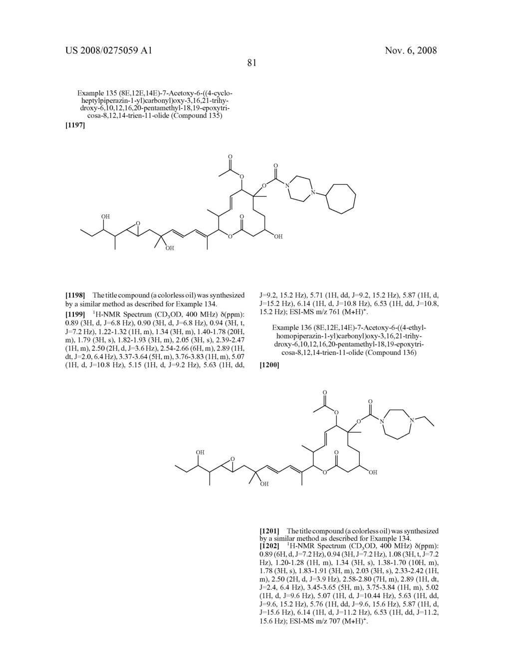 NOVEL PHYSIOLOGICALLY ACTIVE SUBSTANCES - diagram, schematic, and image 82