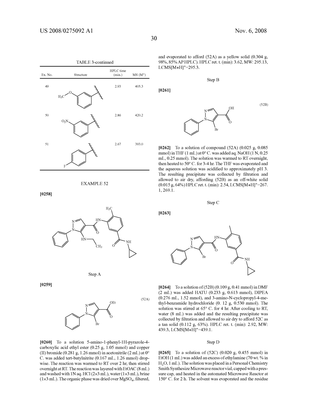 ARYL-SUBSTITUTED PYRAZOLE-AMIDE COMPOUNDS USEFUL AS KINASE INHIBITORS - diagram, schematic, and image 31