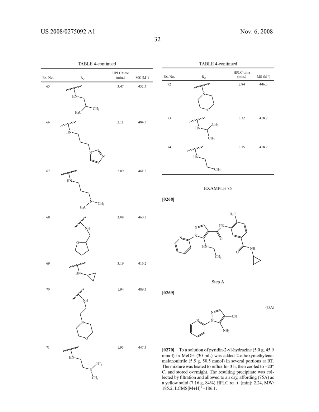 ARYL-SUBSTITUTED PYRAZOLE-AMIDE COMPOUNDS USEFUL AS KINASE INHIBITORS - diagram, schematic, and image 33