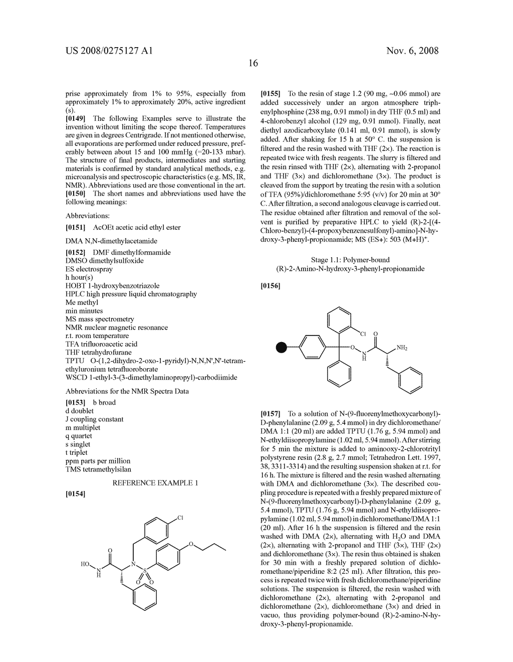 Arylsulfonamido-substituted hydroxamic acid derivatives - diagram, schematic, and image 17