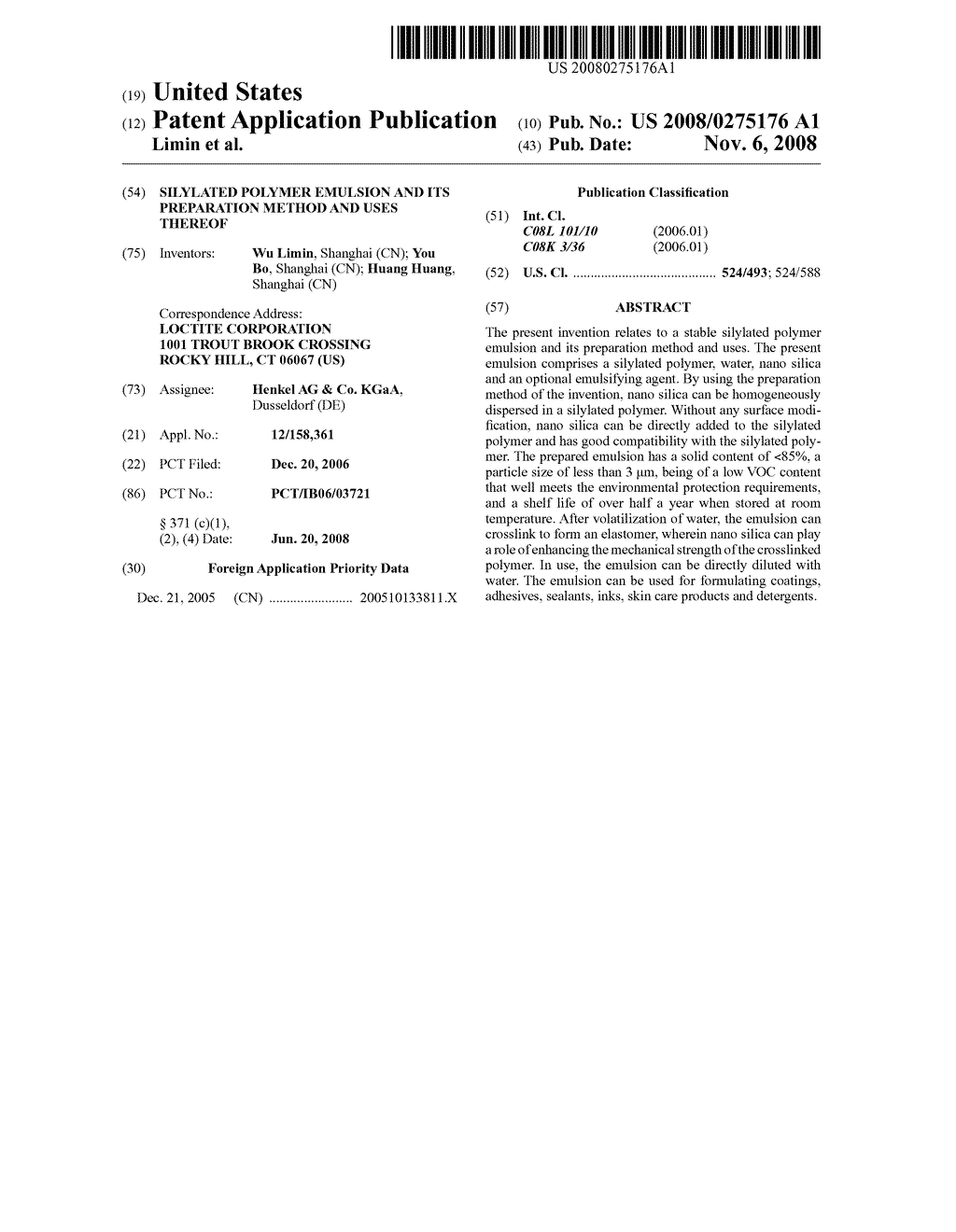 Silylated Polymer Emulsion and Its Preparation Method and Uses Thereof - diagram, schematic, and image 01