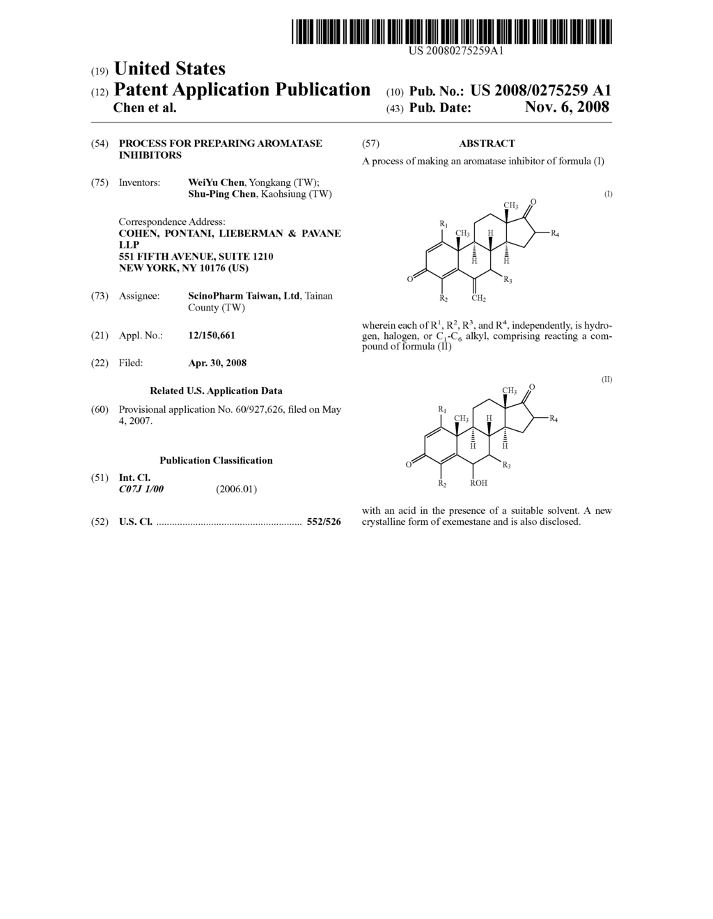 Process for preparing aromatase inhibitors - diagram, schematic, and image 01