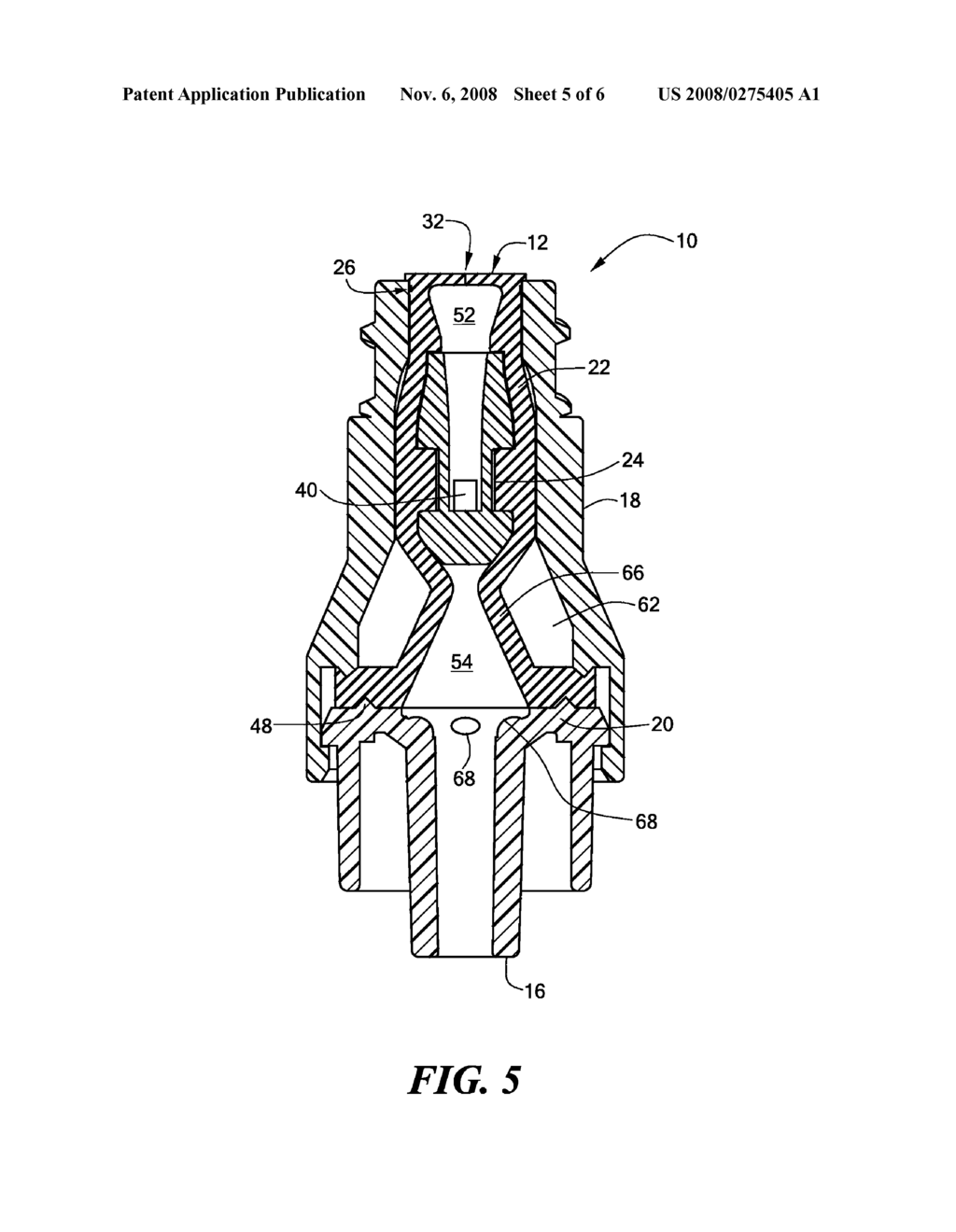 Medical Valve with Expandable Member - diagram, schematic, and image 06