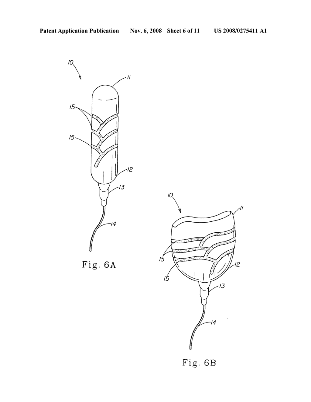 Tampon having a visual indicator - diagram, schematic, and image 07