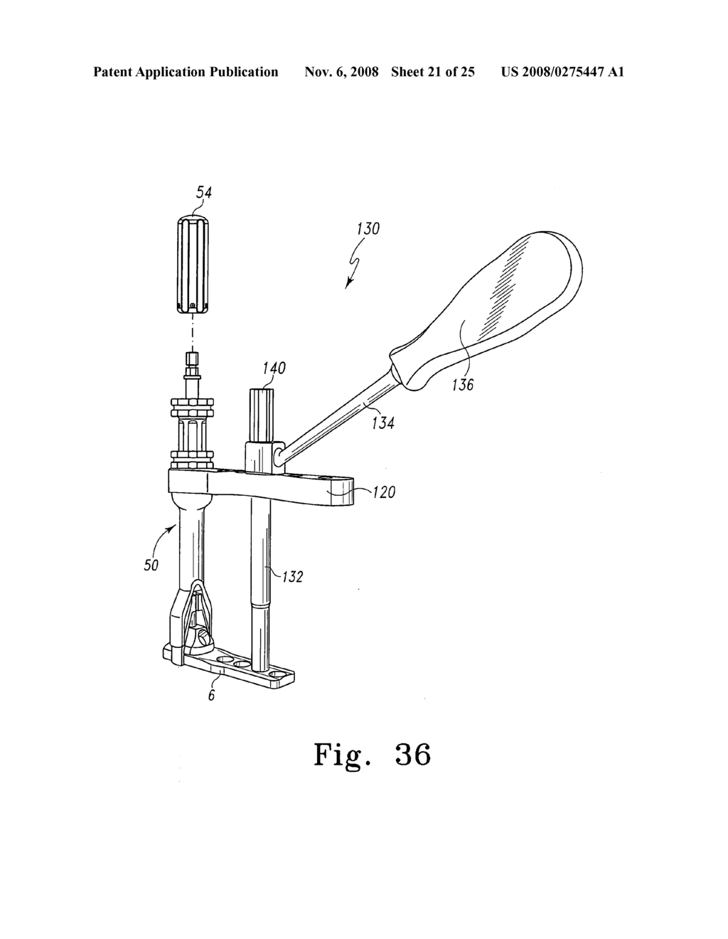 Assembly for minimally invasive reduction of hip fracture - diagram, schematic, and image 22