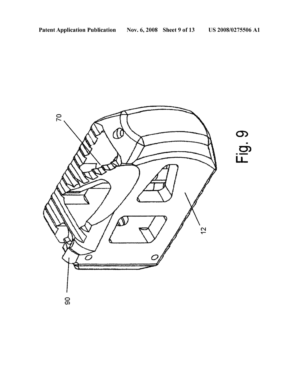 Spinal implant - diagram, schematic, and image 10