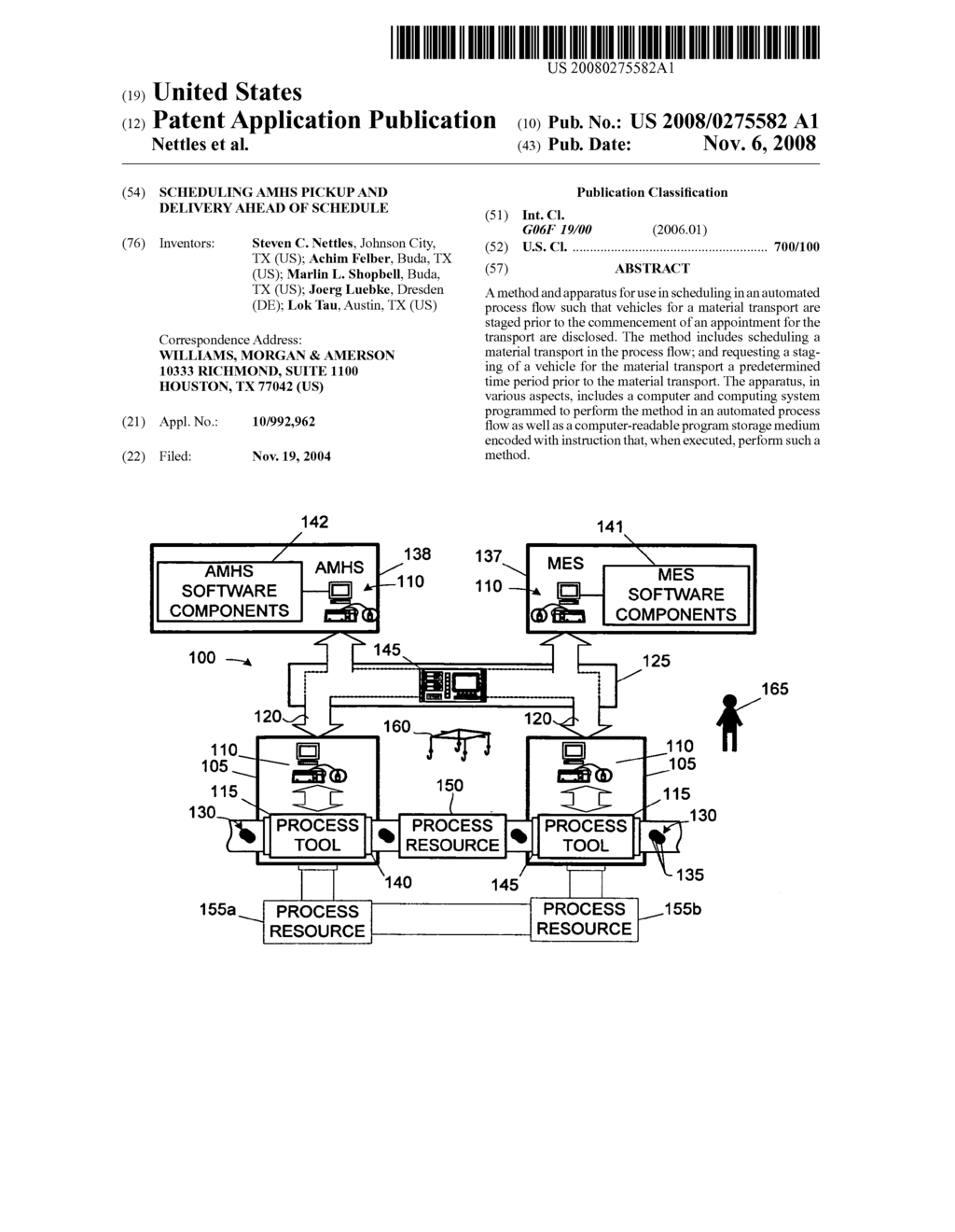 Scheduling AMHS pickup and delivery ahead of schedule - diagram, schematic, and image 01