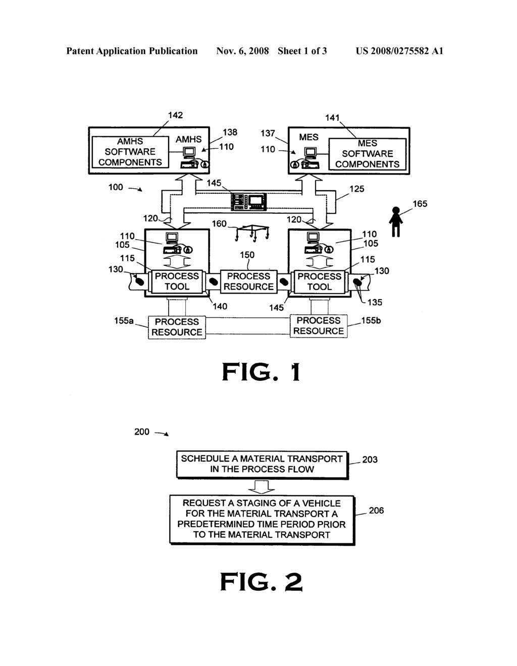 Scheduling AMHS pickup and delivery ahead of schedule - diagram, schematic, and image 02