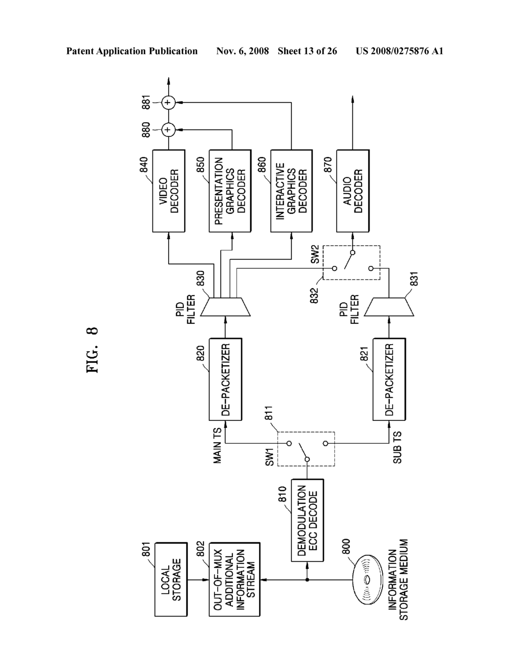 STORAGE MEDIUM STORING SEARCH INFORMATION AND REPRODUCING APPARATUS AND METHOD - diagram, schematic, and image 14